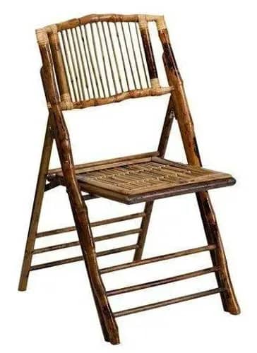 Attractive bamboo varnish colour chair image 1