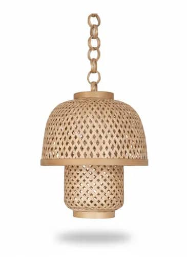 Handwoven Bamboo Pendant Lamp Shade