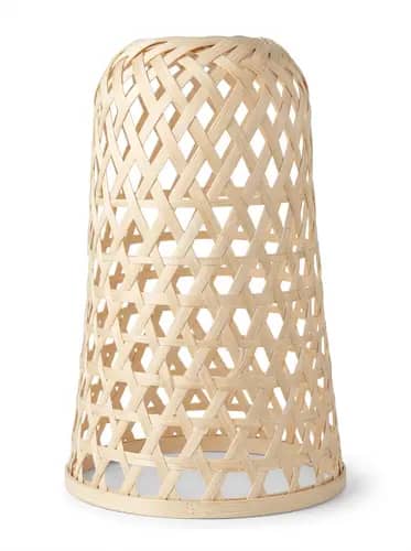 Handwoven Bamboo Lamp Shade for Pendant Lighting