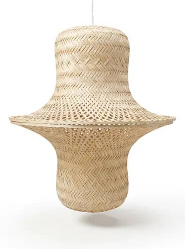Handwoven Bamboo Hanging Lamp Shade