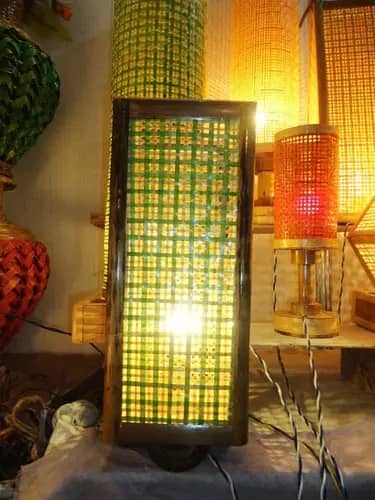 Square Net Table Lamp image 1
