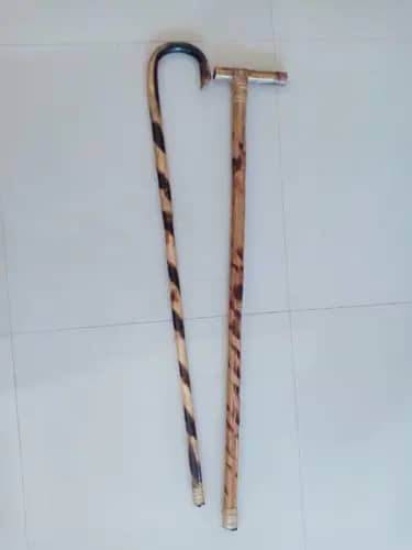 Cane rattan walking stick image 1