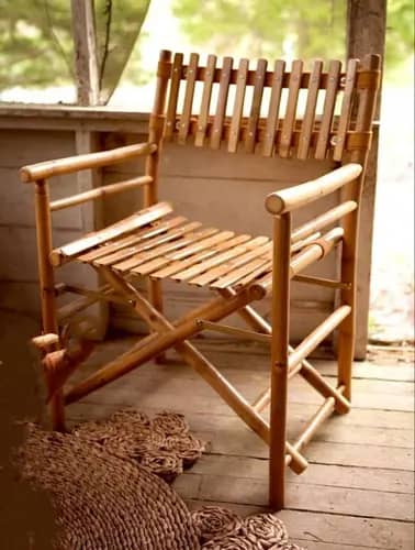 Bamboo Outdoor Relaxing Garden Chair image 1