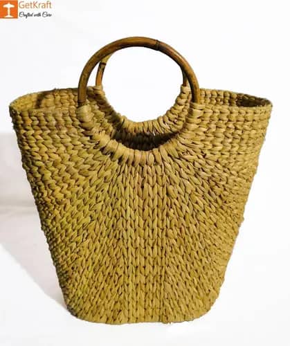 Natural Straw Natural V-bag for Women image 1
