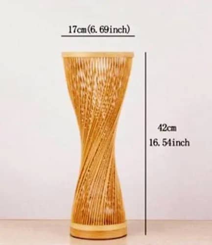 Bamboo Twisted Lamp image 1