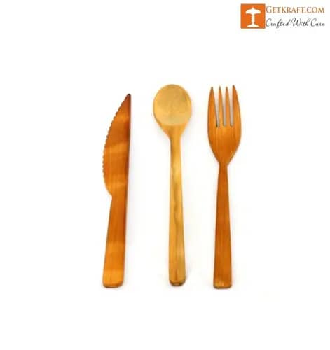 Bamboo Cutlery Set image 1