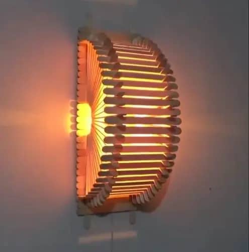 Bamboo Wall Lamp for Home image 1