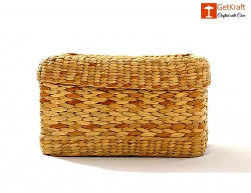 Natural Straw Tissue Box image 1