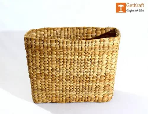 Natural Straw Baskets image 1