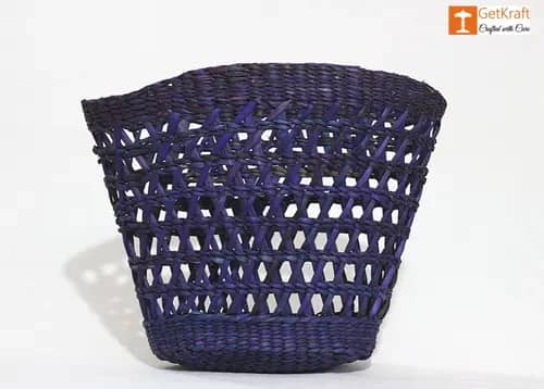 Natural Straw Kauna Fancy Basket image 1