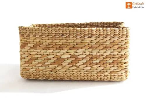Natural Straw Small Basket image 1