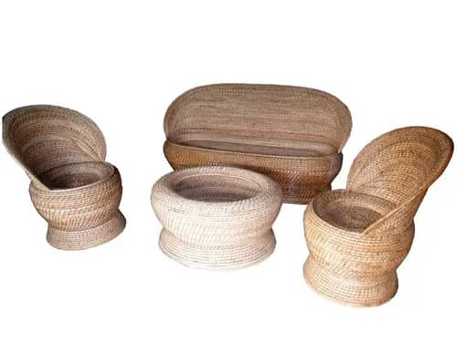 Designer Cane Sofa Set Stylish 2 x 1 x 1 Combo Set image 1