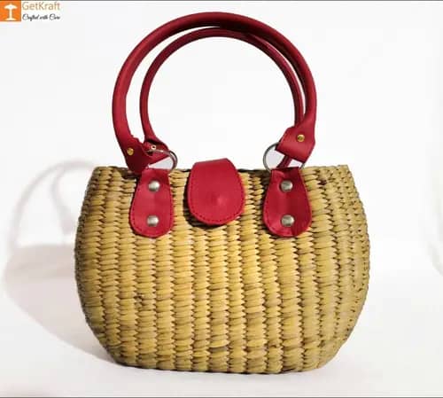 Natural Straw Handbag image 1