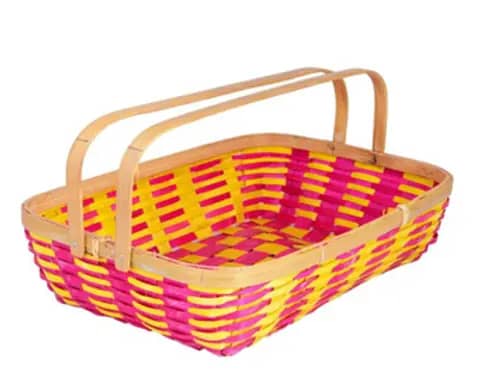 Bamboo tray with handle Set of 100 image 1