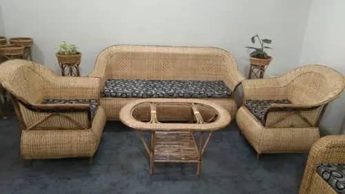 Cane Premium Sofa set  Design 15 image 1