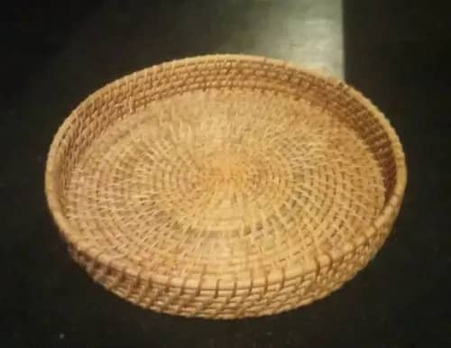 Cane Round Tray 14 inches image 1