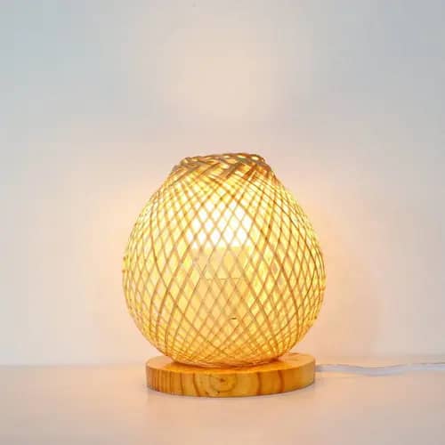 Modern artistic bamboo table lamp image 1