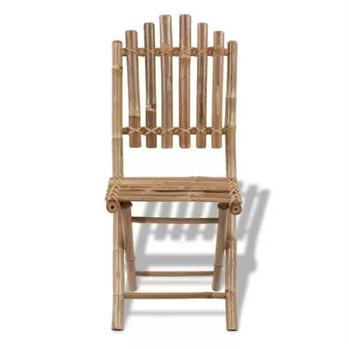 Antique bamboo wicker attractive chair image 1