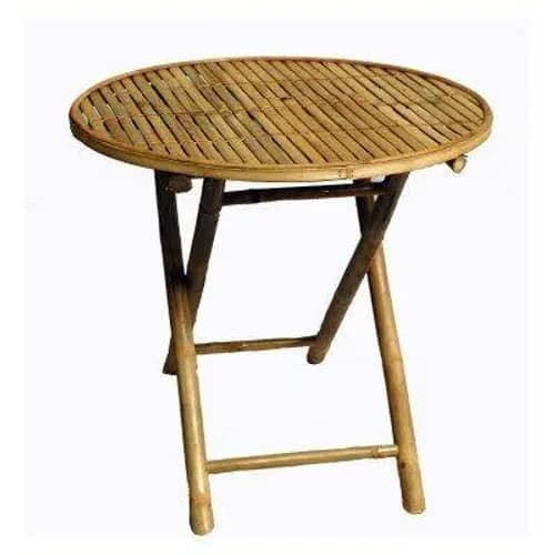 Attractive modern high quality bamboo tea table image 1