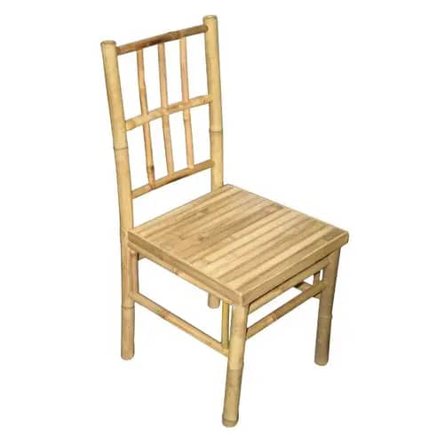 High quality antique bamboo wicker chair image 1