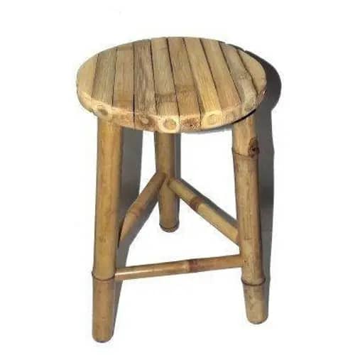 Attractive bamboo wicker high quality stool image 1