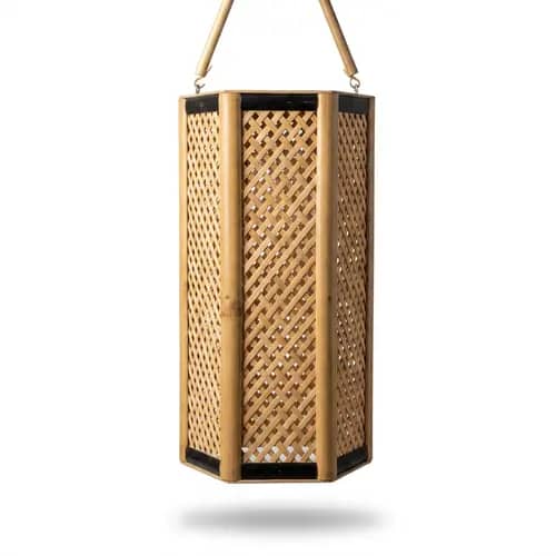 Handmade Bamboo Hanging Lamp Shade