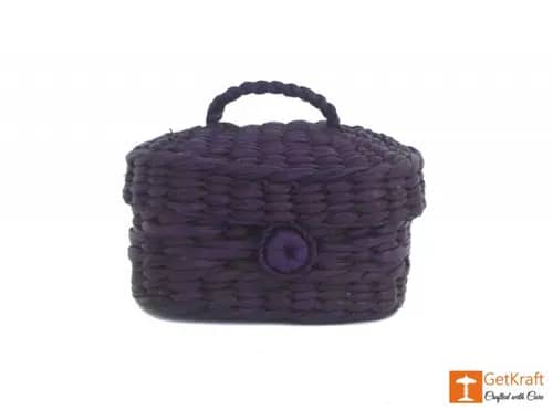 Kauna Handcrafted Blue Make- Up Box image 1