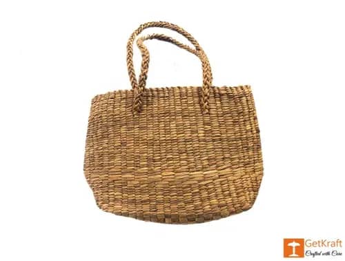 Natural Straw Shopping bag image 1