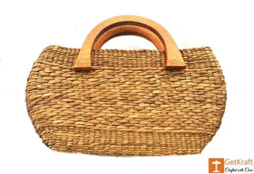 Water Hyacinth Bowler Bag image 1