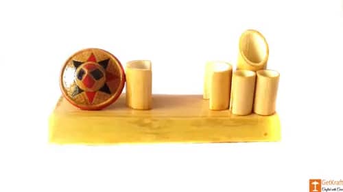 Pen Stand cum Card Holder(axomiya jaapi) image 1