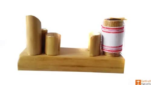 Pen Stand cum Card Holder (axomiya bihu dhol) image 1