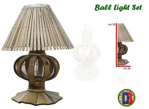 Bamboo Designer Table Lampshade by DB image 1