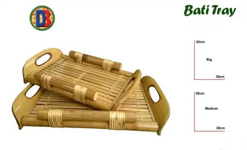 Bamboo Serving Kitchen Tray by DB image 1