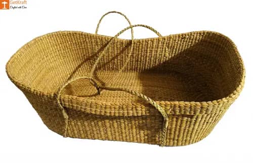 Baby Basket made from Kauna-Water Reed image 1