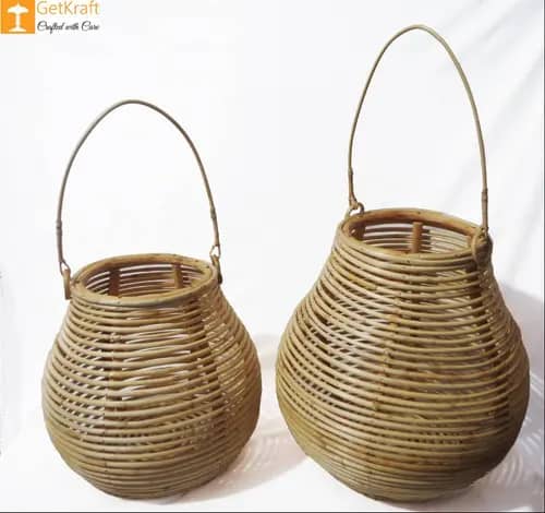 Cane Multipurpose Matka Basket image 1
