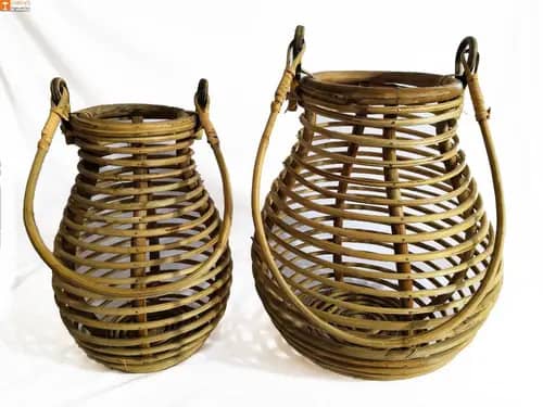 Multipurpose Cane Matka Basket image 1
