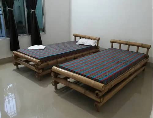 Attractive Bamboo Bed for Living Room image 1